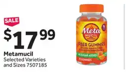Stop&Shop Metamucil offer