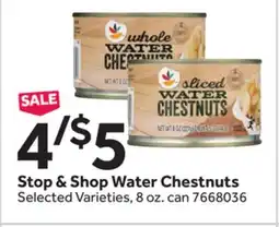 Stop&Shop Stop & Shop Water Chestnuts offer