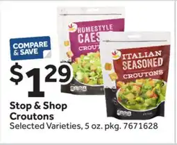 Stop&Shop Stop & Shop Croutons offer