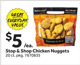 Stop&Shop Stop & Shop Chicken Nuggets offer
