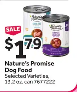Stop&Shop Nature's Promise Dog Food offer