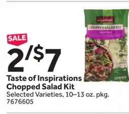 Stop&Shop Taste of Inspirations Chopped Salad Kit offer
