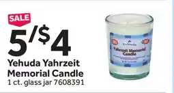 Stop&Shop Yehuda Yahrzeit Memorial Candle offer