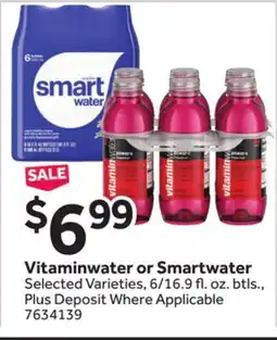 Stop&Shop Vitaminwater or Smartwater offer