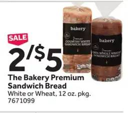 Stop&Shop The Bakery Premium Sandwich Bread offer