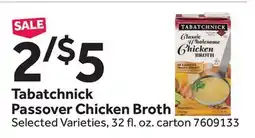 Stop&Shop Tabatchnick Passover Chicken Broth offer