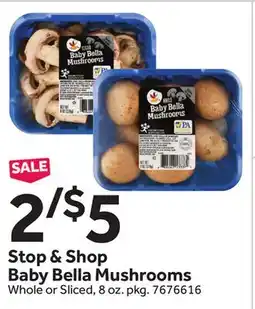 Stop&Shop Stop & Shop Baby Bella Mushrooms offer