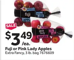 Stop&Shop Fuji or Pink Lady Apples offer