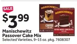 Stop&Shop Manischewitz Passover Cake Mix offer