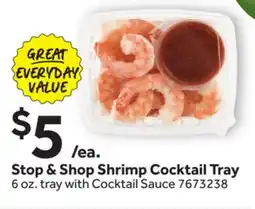 Stop&Shop Stop & Shop Shrimp Cocktail Tray offer
