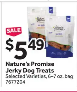 Stop&Shop Nature's Promise Jerky Dog Treats offer