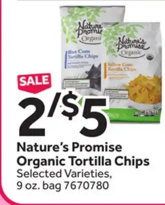 Stop&Shop Nature's Promise Organic Tortilla Chips offer