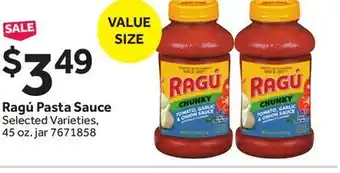 Stop&Shop Ragú Pasta Sauce offer