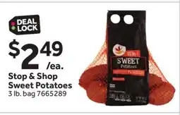 Stop&Shop Stop & Shop Sweet Potatoes offer