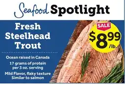 Stop&Shop Fresh Steelhead Trout offer