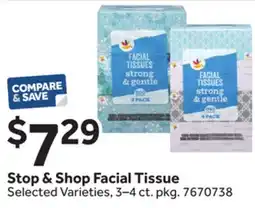 Stop&Shop Stop & Shop Facial Tissue offer