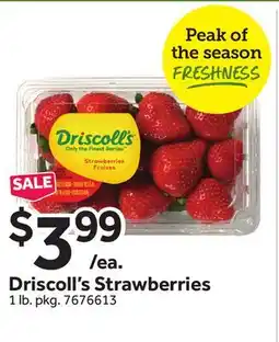 Stop&Shop Driscoll's Strawberries offer