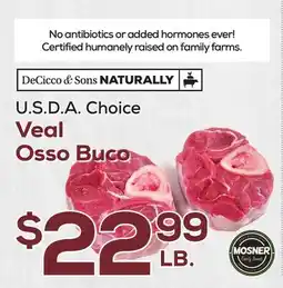 DeCicco & Sons Veal Osso Buco offer