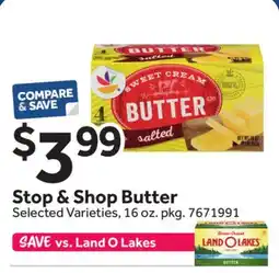 Stop&Shop Stop & Shop Butter offer