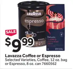 Stop&Shop Lavazza Coffee or Espresso offer