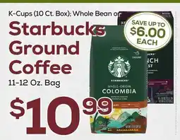 DeCicco & Sons Starbucks Ground Coffee offer