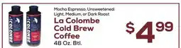DeCicco & Sons La Colombe Cold Brew Coffee offer