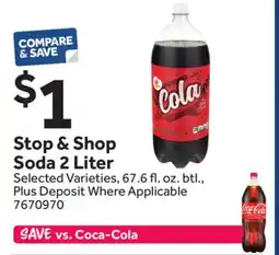 Stop&Shop Stop & Shop Soda offer