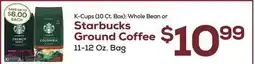 DeCicco & Sons Starbucks Ground Coffee, 11-12 Oz. Bag offer