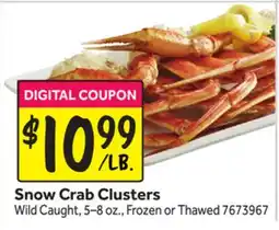 Stop&Shop Snow Crab Clusters offer