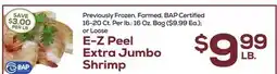DeCicco & Sons E-Z Peel Extra Jumbo Shrimp offer