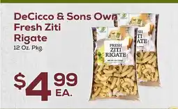 DeCicco & Sons DeCicco & Sons Own Fresh Ziti Rigate offer