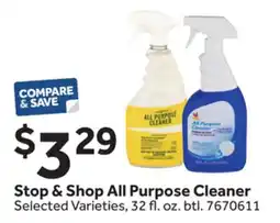 Stop&Shop Stop & Shop All Purpose Cleaner offer