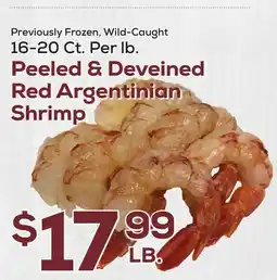 DeCicco & Sons Peeled & Deveined Red Argentinian Shrimp offer