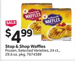 Stop&Shop Stop & Shop Waffles offer