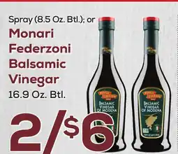 DeCicco & Sons Monari Federzoni Balsamic Vinegar 16.9 Oz. Btl offer