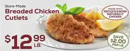 DeCicco & Sons Breaded Chicken Cutlets offer