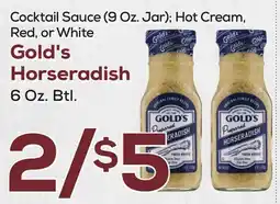 DeCicco & Sons Gold's Horseradish, 6 Oz. Btl offer