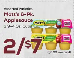 DeCicco & Sons Mott's 6-Pk. Applesauce offer
