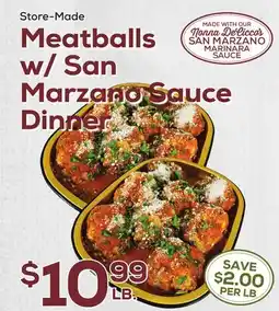 DeCicco & Sons Meatballs w/San Marzano Sauce Dinner offer