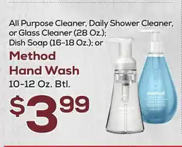 DeCicco & Sons Method Hand Wash, 10-12 Oz. Btl offer