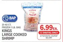 Kings Food Markets KINGS LARGE COOKED SHRIMP offer