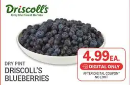 Kings Food Markets DRISCOLL'S BLUEBERRIES offer