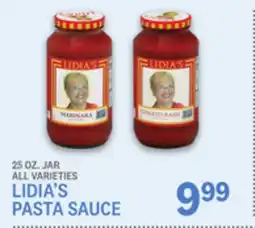 Kings Food Markets LIDIA'S PASTA SAUCE offer