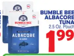 Bravo Supermarkets BUMBLE BEE ALBACORE TUNA offer