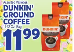 Bravo Supermarkets DUNKIN' GROUND COFFEE offer