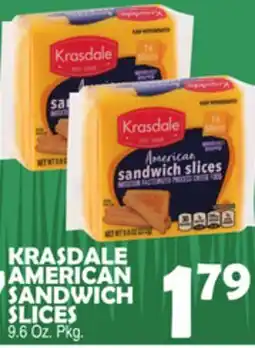 Bravo Supermarkets KRASDALE AMERICAN SANDWICH SLICES offer