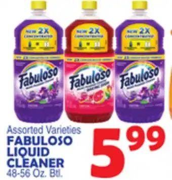 Bravo Supermarkets FABULOSO LIQUID CLEANER offer