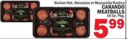 Bravo Supermarkets CARANDO MEATBALLS offer