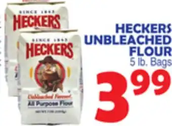 Bravo Supermarkets HECKERS UNBLEACHED FLOUR offer
