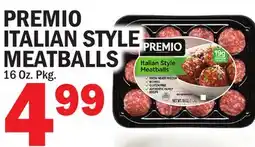 Bravo Supermarkets PREMIO ITALIAN STYLE ITALIAN STYLE MEATBALLS offer